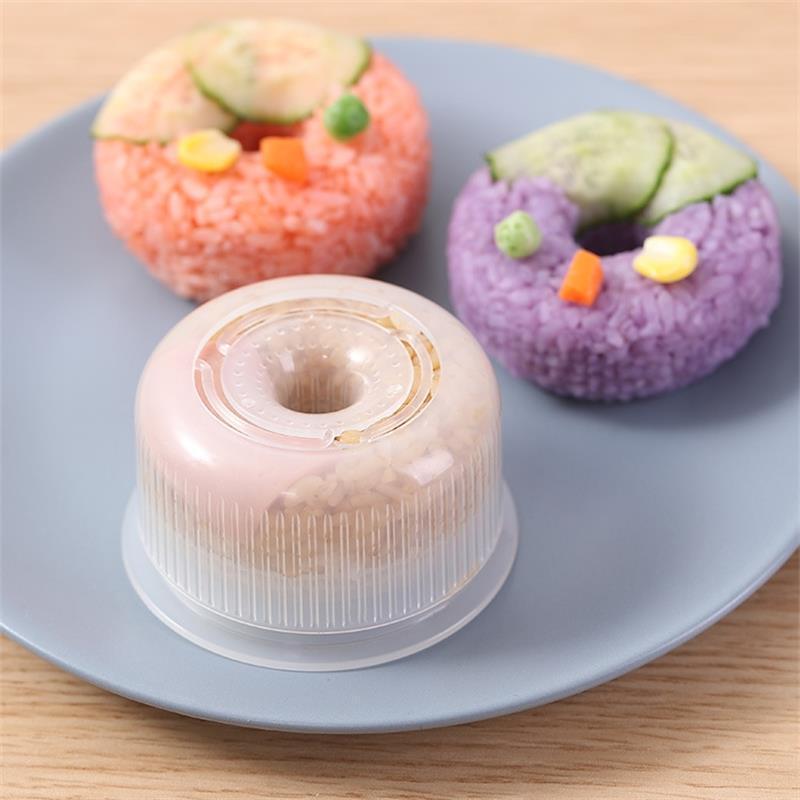 donut machine Onigiri Form Plastic Non-Stick Sushi Maker Set DIY Easy Rice Ball Mold Seaweed Sushi Mold Kitchen Accessories