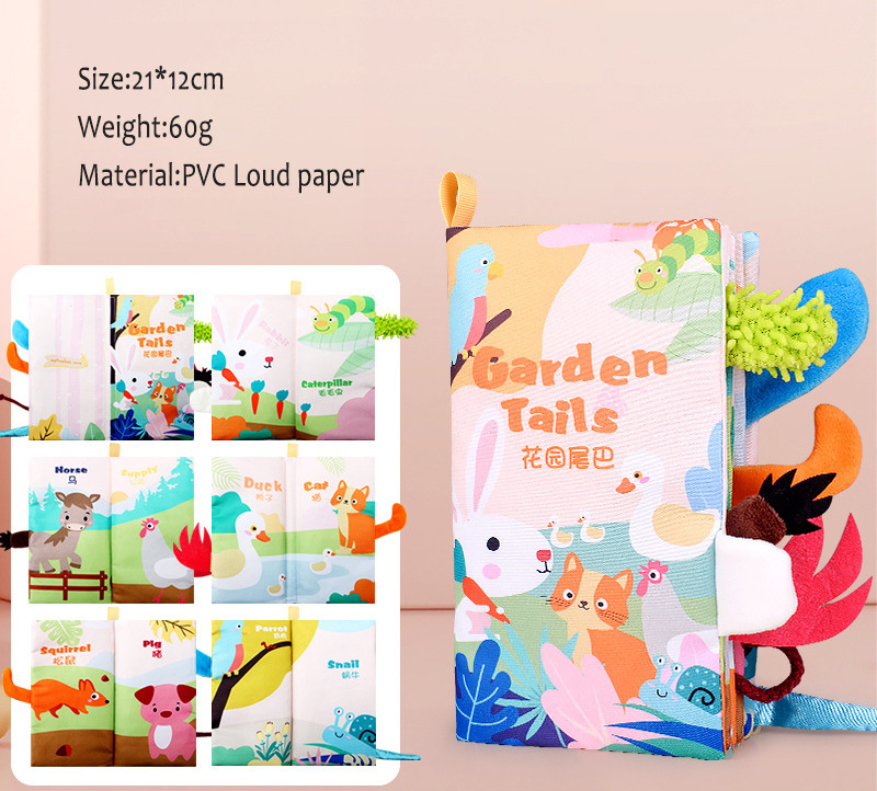 Children's Puzzle Toys Cannot Be Torn Apart Baby Cloth Books Sound Ppaper Soft Plush Enlightenment Books Early Educational Toys