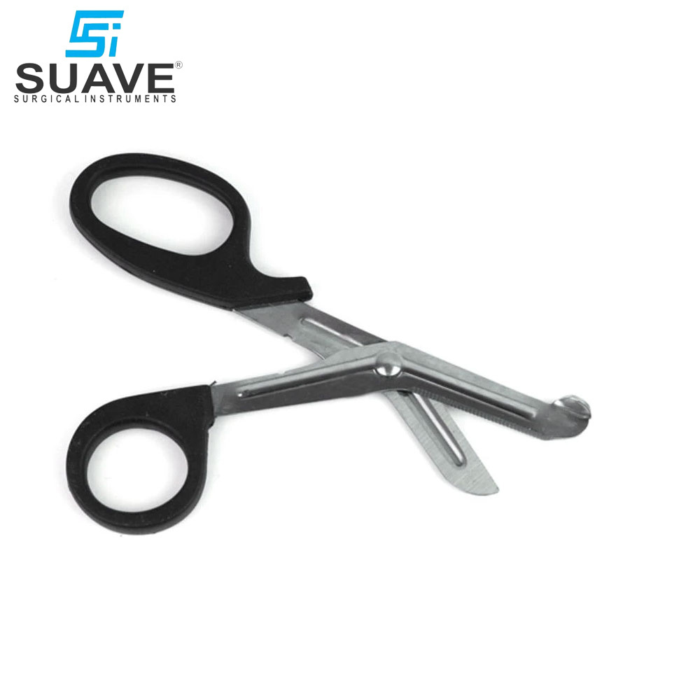 Plastic Handle EMT Scissors High Quality Medical Trauma Shears For First Aid Kit By SUAVE SURGICAL INSTRUMENTS