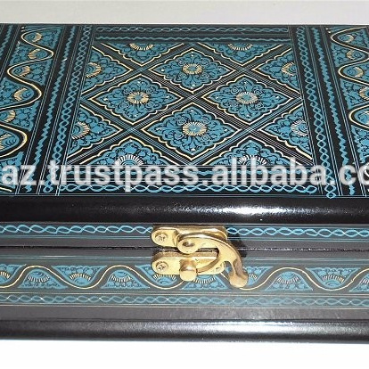 Jewelry Accessory Box, Hand Made Wooden Jewellery Case with Hand Lacquer Work Fancy Box Antique Gift Holder , Decoration Box