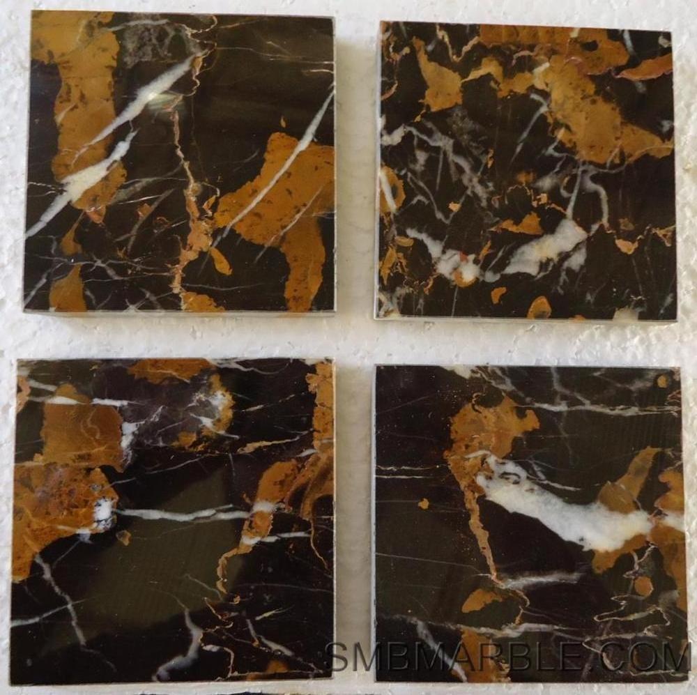 Black and Gold Marble, Two Color Michelangelo Marble Granite Flooring Cladding Counter Tops Exterior Interior Table Tops Block