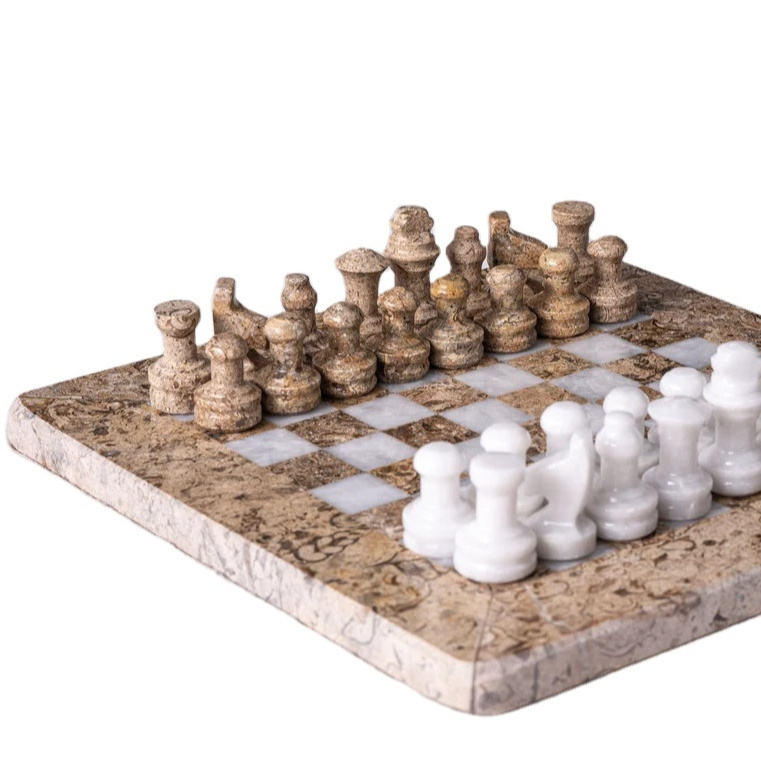 Marble onyx Stone Chess Set,  marble luxury chess board, chess set marble