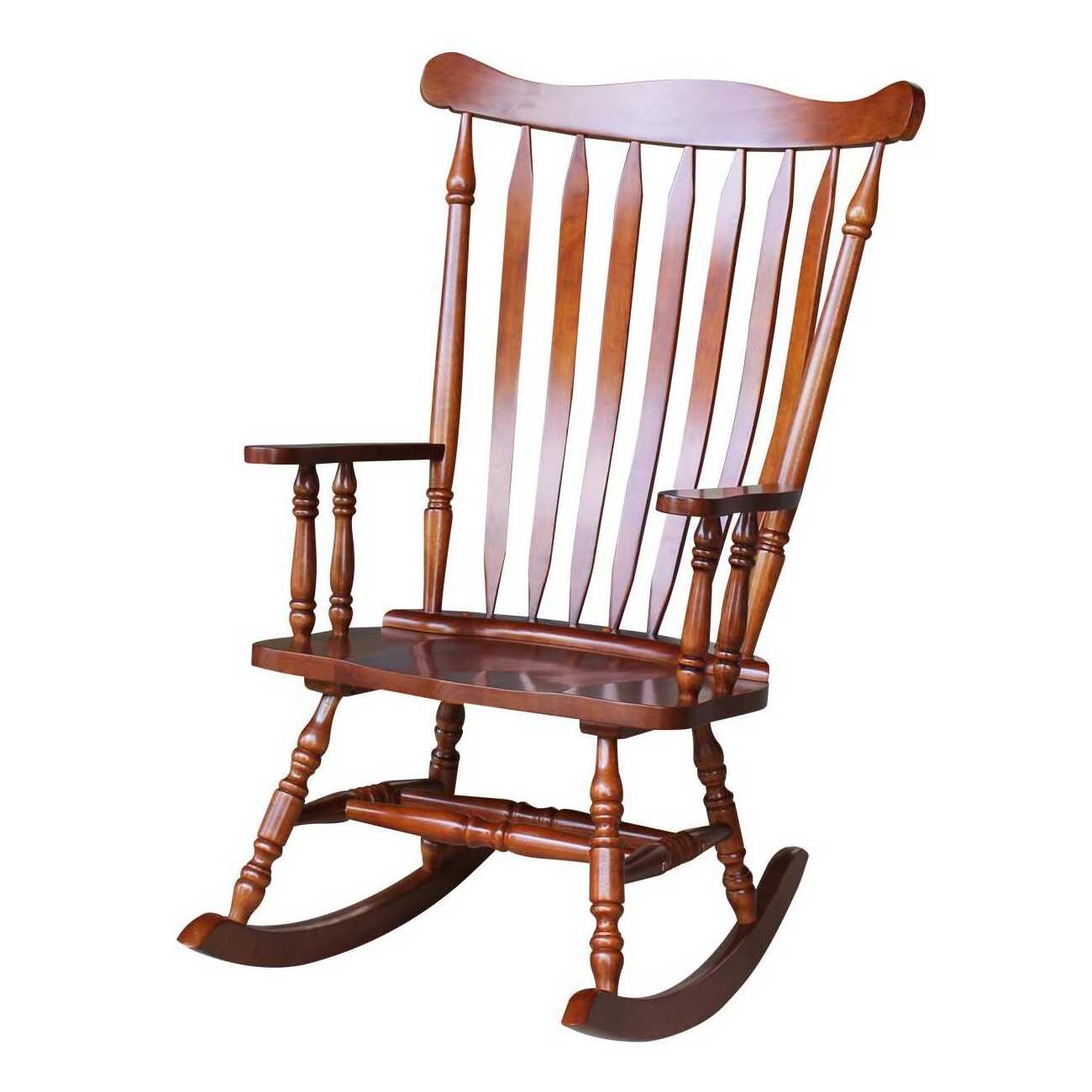 Handmade Rocking Chairs, Shisham Wood Ladder Rocking Chair, Premium Solid Wood Rocking Chair