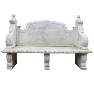 White Carrara Marble Seat Bench in Custom Sizes, White Carrara Marble Outdoor Seater, Carrara Marble Bench Wholesale