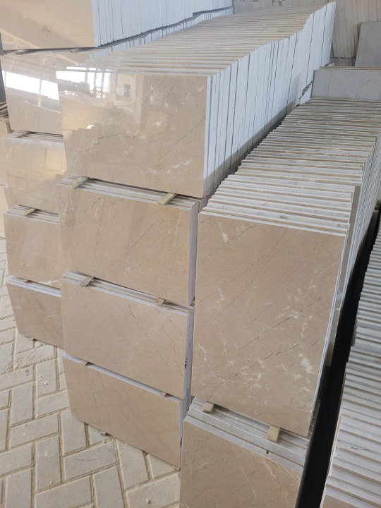 Wholesale Crystal Beige Marble Tiles in Custom Sizes, Pure Crystal Beige Marble Tiles, Pakistan Crystal Beige Marble Tile