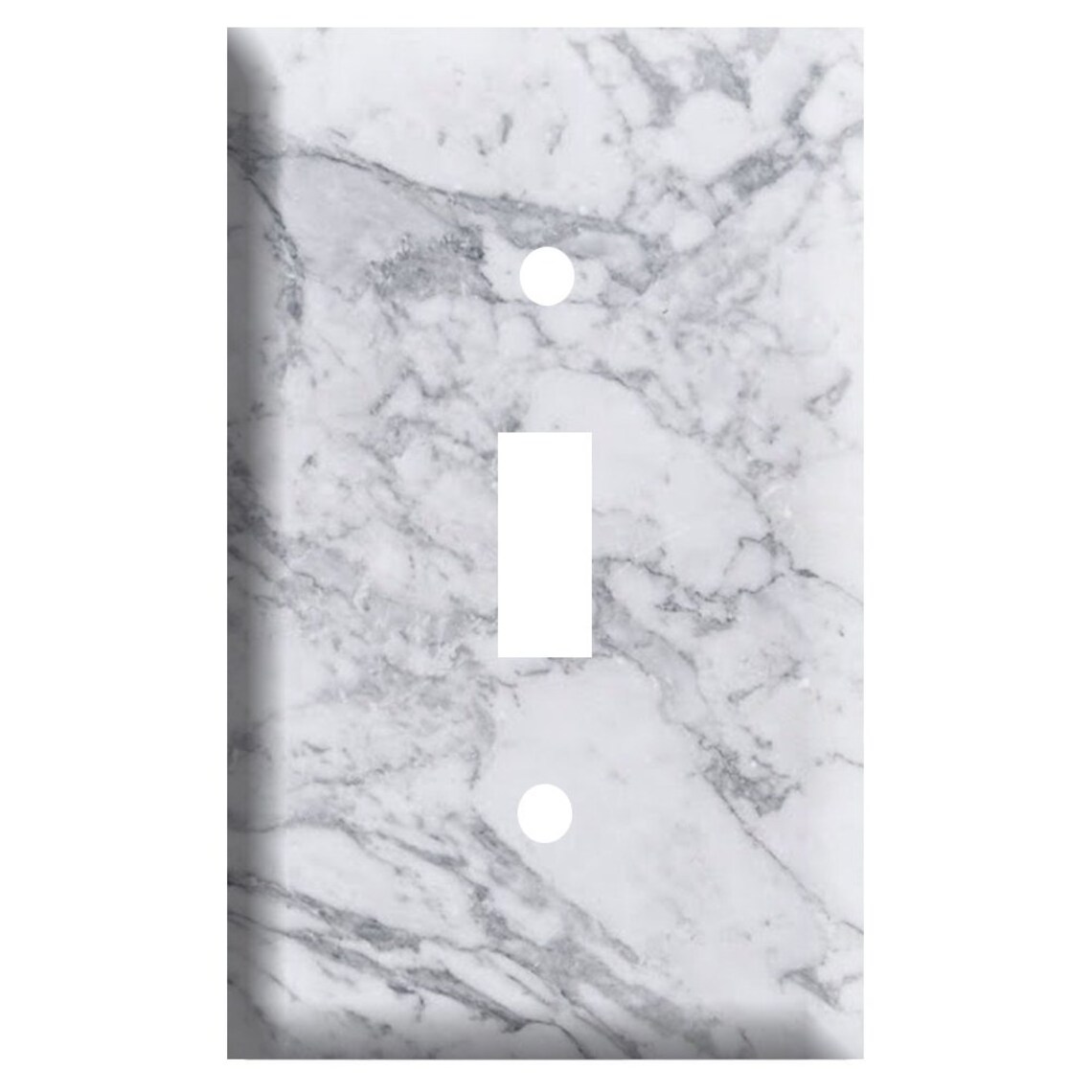 Grey marble Decorative Light Switch Cover Plate, Marble Switch Plate And Outlet Covers