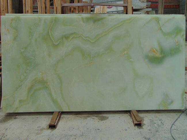 Pakistan Polished Light Green Onyx Slabs, Pure Light Green Onyx Marble Slabs, Light Green Onyx Marble Slabs