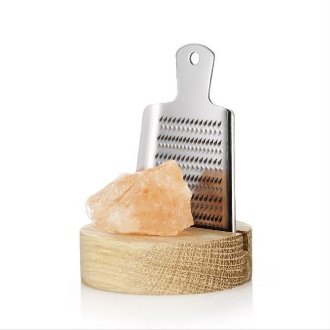 Himalayan Salt Grater Stone, Himalayan Pink Salt and Grater, Himalayan Pink Salt Chunks With Grater