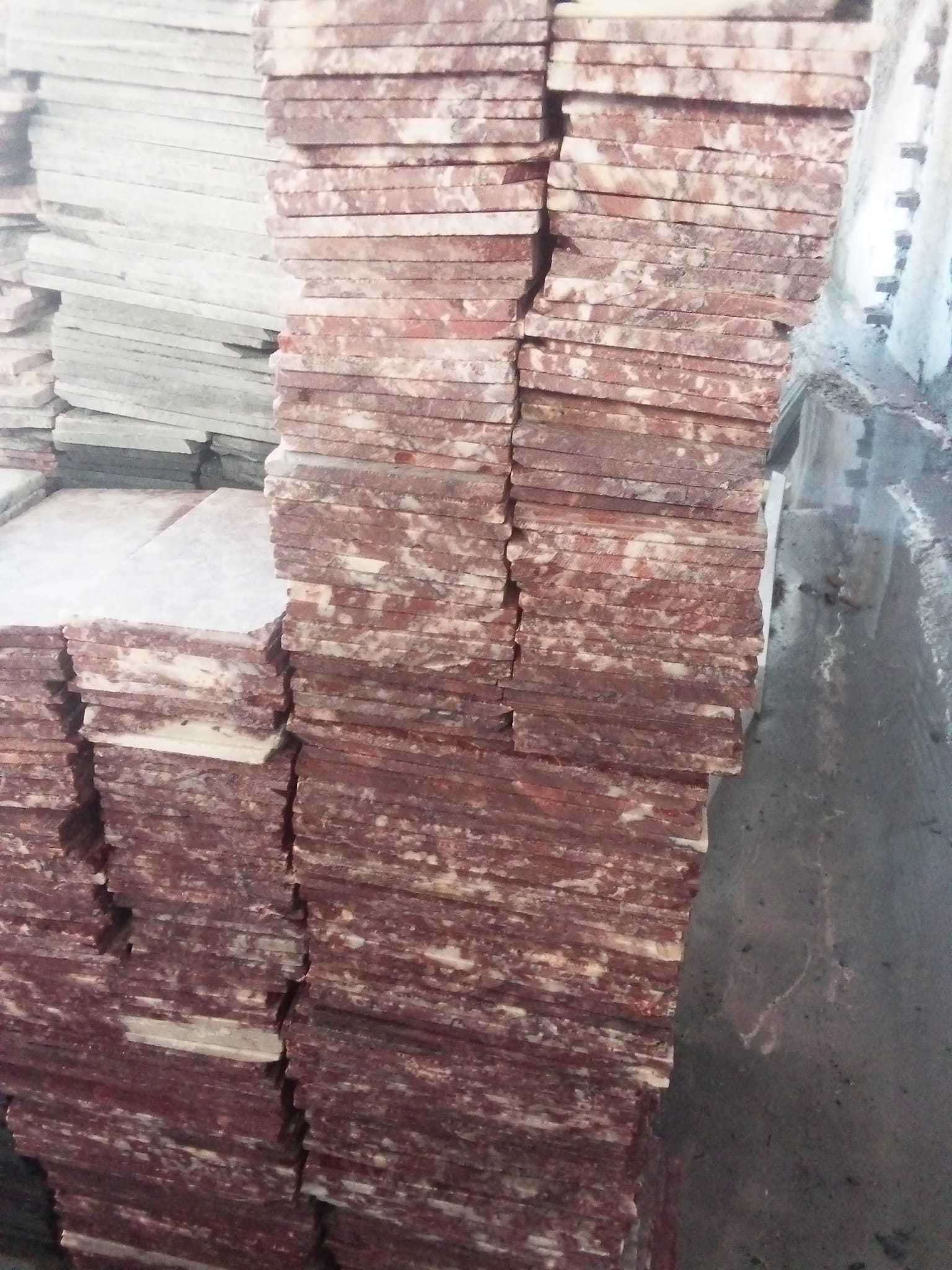 Premium Elegant Red and White Marble Tiles in Custom Sizes, Polished Red and White Marble Tiles, Red and White Marble Ti