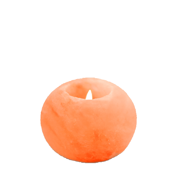 Himalayan Round Shape Candle,Round Shaped Tea Light,Himalayan Salt Candle Holder Tealight Holder Natural