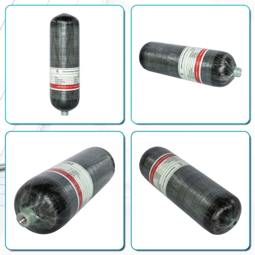 TUXING Factory Wholesale Custom 6.8L 30mpa 300bar 4500psi HPA Bottle Breathing Compressed Air Gas Cylinder Carbon Fiber Tank