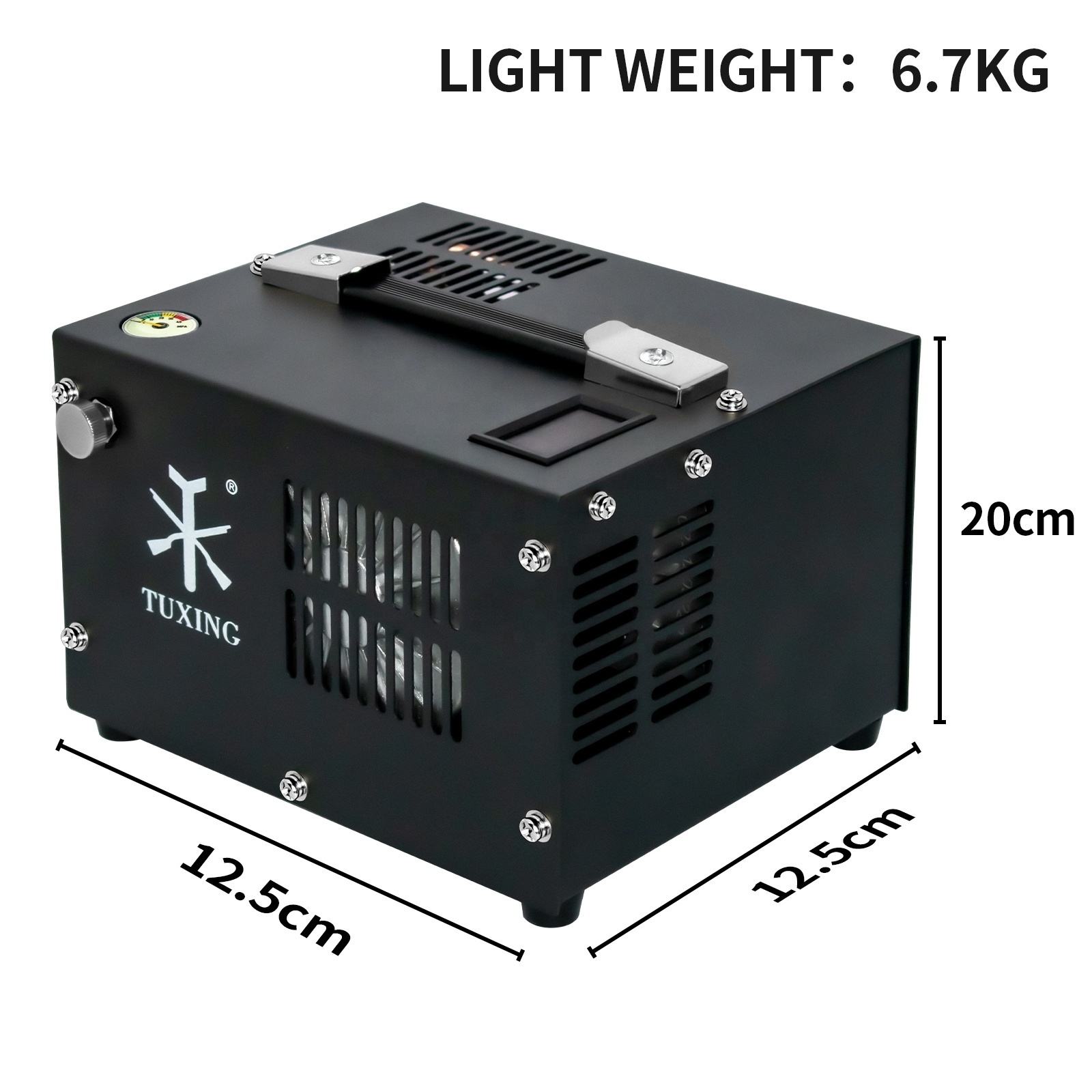 TUXING Manufacturer Direct Sale 4500psi 300bar 12V 110V 220V External Converter Paintball Hunting Snorkeling Air Compressor