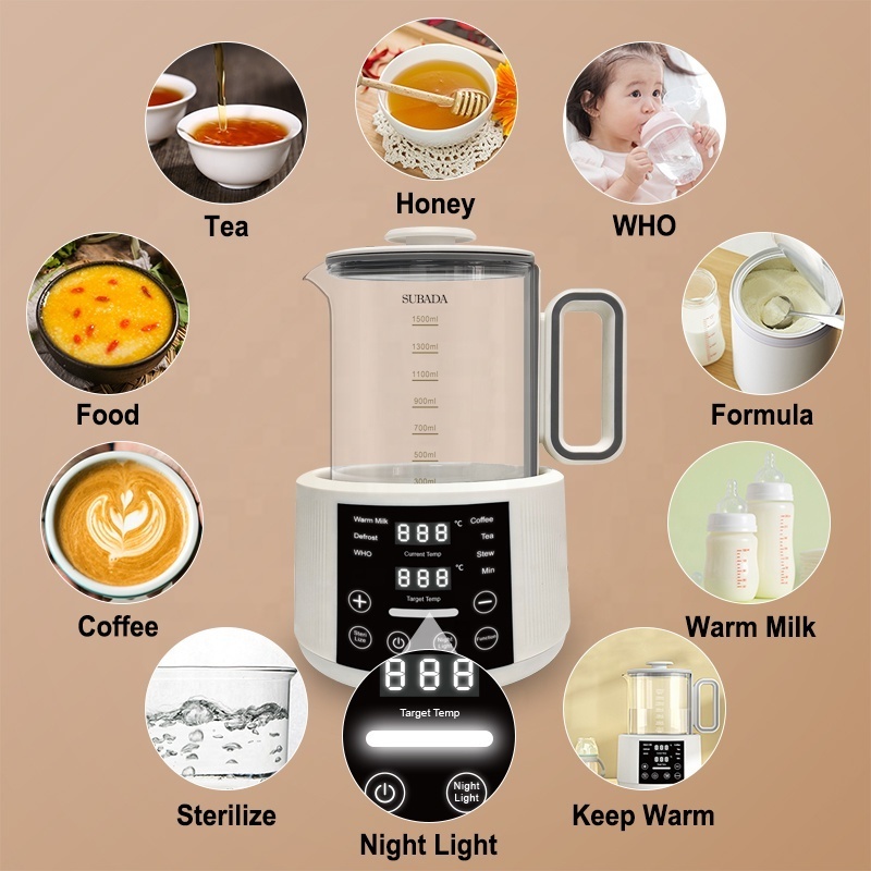 Baby Formula Kettle Water Warmer  Bottle Thermostatic Electric Kettle with Temperature Control