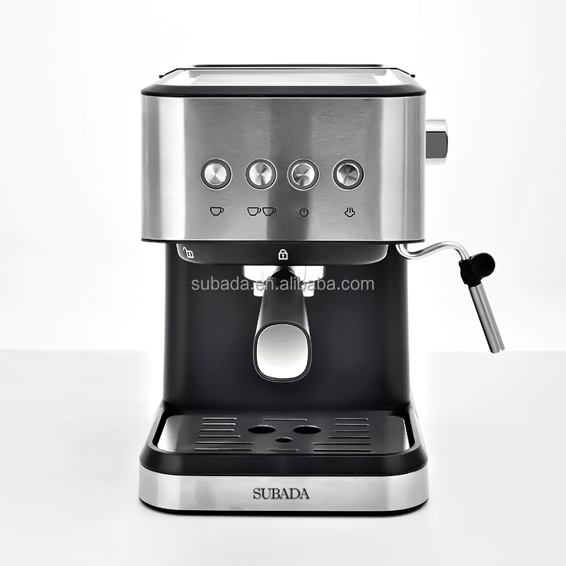 Professional Household Italian Coffee Maker Cappuccino Automatic Expresso Maker with Steam Milk Frother make Espresso Coffee