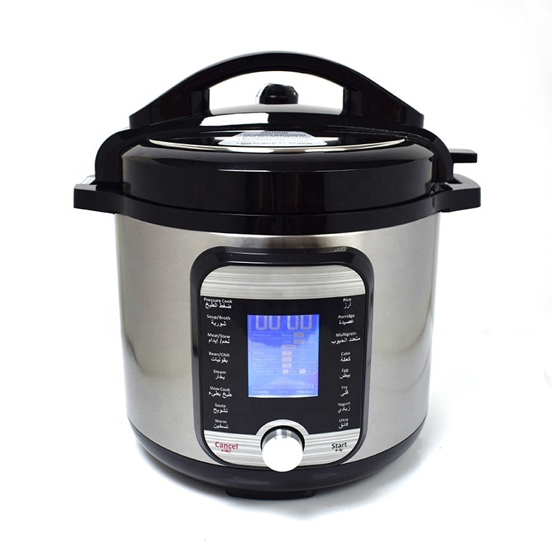 Fast Ultra Pot 10-in-1 Electric Pressure Cooker Yogurt Cake Maker Slow Rice Egg Cooker 6 Quart Stainless Steel Aluminum OEM