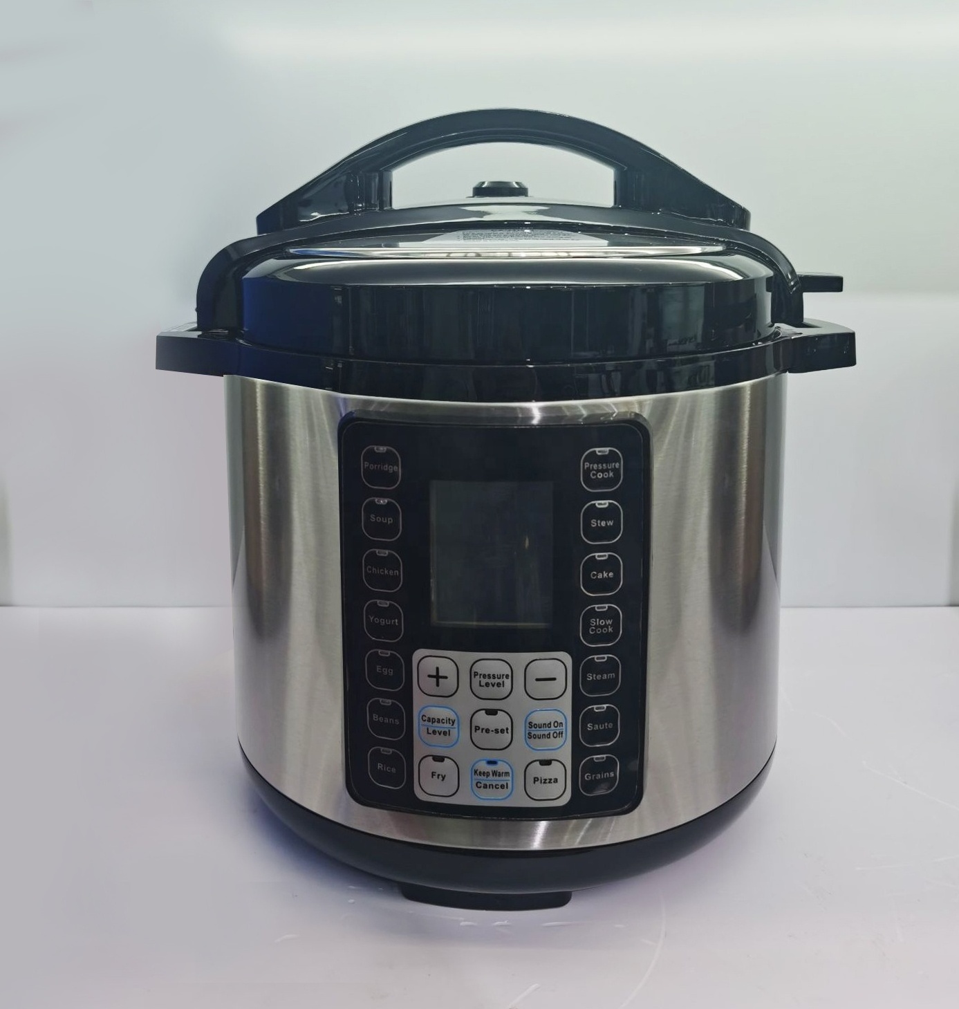 6QT 8 IN 1 Pressure Cooker MultiUse Programmable Fast Cooker Pressure Pot with Slow Rice Cooker Steamer Saute Yogurt Warmer