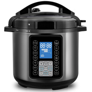 6QT 8 IN 1 Pressure Cooker MultiUse Programmable Fast Cooker Pressure Pot with Slow Rice Cooker Steamer Saute Yogurt Warmer