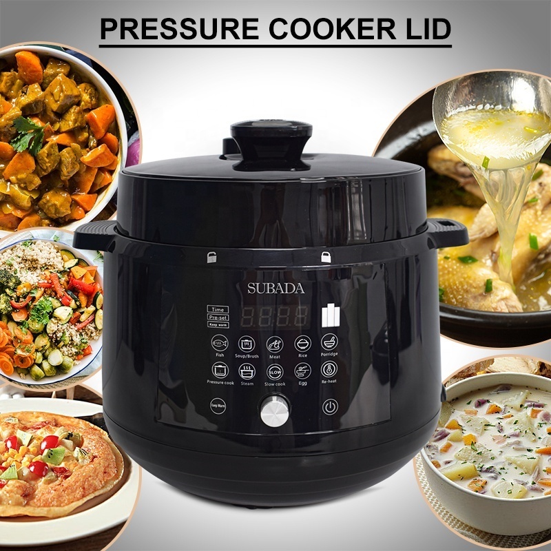 Air Fryer and Pressure Cooker Combo Stainless steel Kitchen appliance 6L 6Qt Steam, Soup, Saute, Slow Cook, Electric Rice Cooker