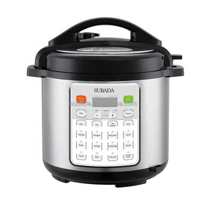 Multi-Use Non-Stick Pot Slow Cooker  Rice Cooker Home us 6L Electric Pressure Cooker with LED Display