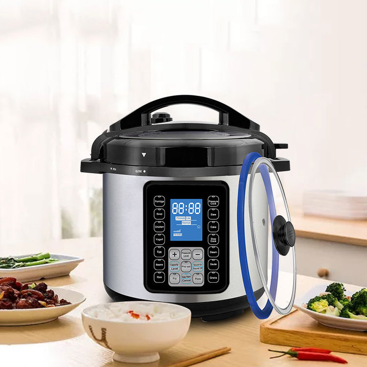 8 Qt Multi-Use Wholesale Instant Function Pot Program 6/8/10/12L Slow Cooker Pressure Cooker Steam with aluminum alloy inner pot