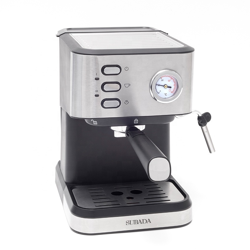 2024 Hot Sale Espresso Capsule Coffee Maker 1.5L Electric Coffee Machine Cappuccino 20 bar Espresso Coffee with Frother maker