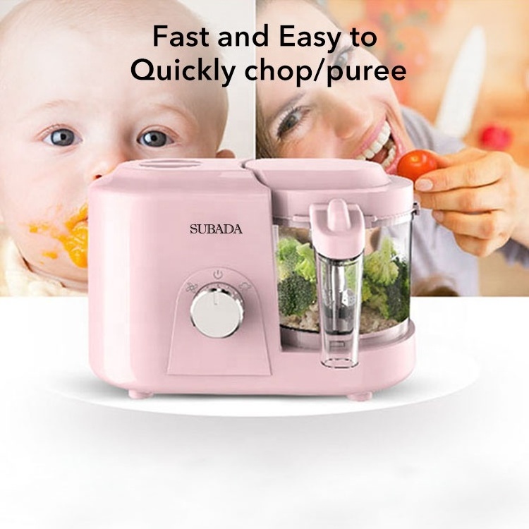 Low MOQ Baby Food Processor glass Private Label Blender Juicer Steamer Food Processor Auto Cooking Baby Food Maker