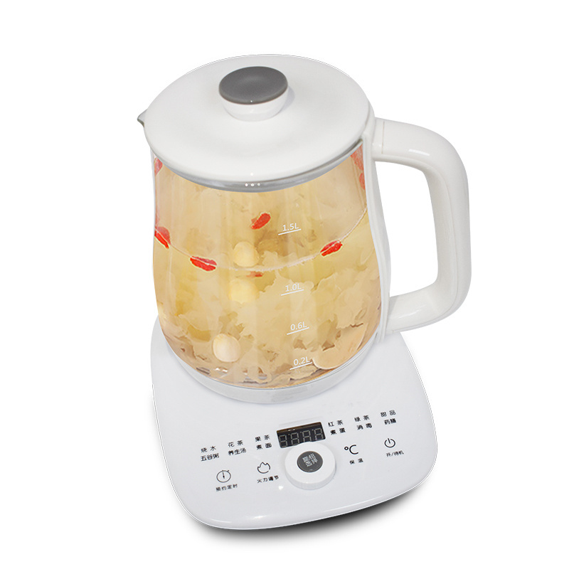 Fully Automatic Thickened Tempered Glass Multi-function Electric Water Kettle