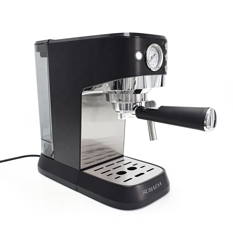 Automatic Espresso Maker 20 Bar Stainless steel Household Cappuccino Latte Espresso Coffee Machine for Home and Office