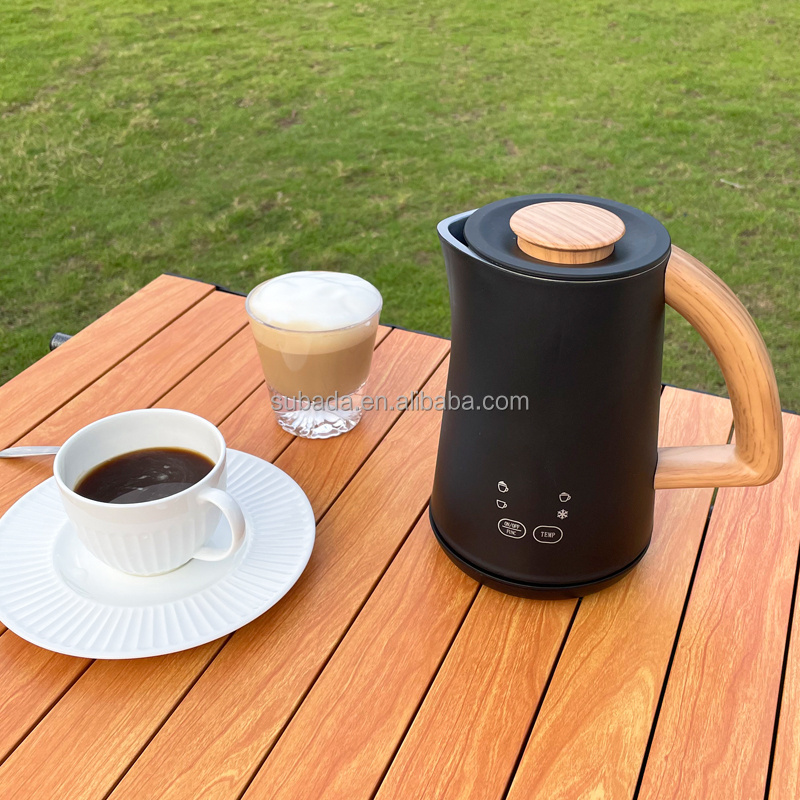 Home Use Milk Frother for Coffee with Latte Art Hot Chocolate Cappuccino Adjustable temperature milk Foam maker