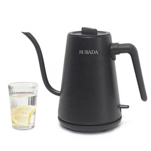 1000W Electric Kettle Gooseneck Pour over Coffee & Tea Electric Tea kettle With Coffee Product 600ml Mini Portable Hand Drip