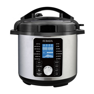 Multifunctional electric Pressure Cooker 6 Quart Programmable Household and commercial stainless steel rice cooker With CE CB