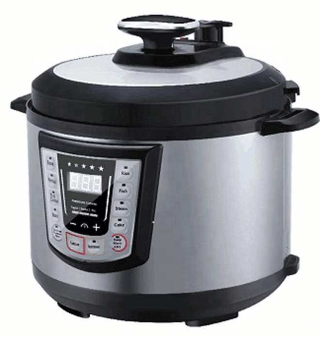 High Quality Commercial Or Household Electric Pressure Cooker Stainless Steel Multi 6L Capacity Pressure Pot Cookers Wholesale