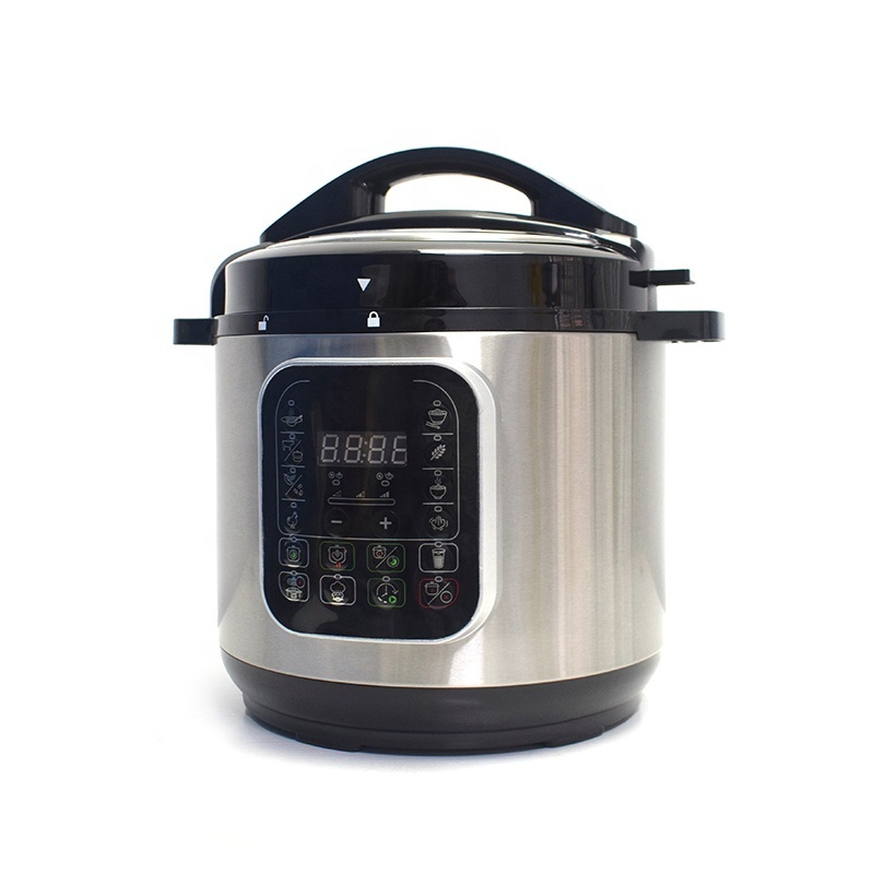 Electric Steamer 11 in 1 multi-function 5L 6L 8L 10L 12L Stainless Steel  Electric Pressure Cooker Non-Stick Inner Pot