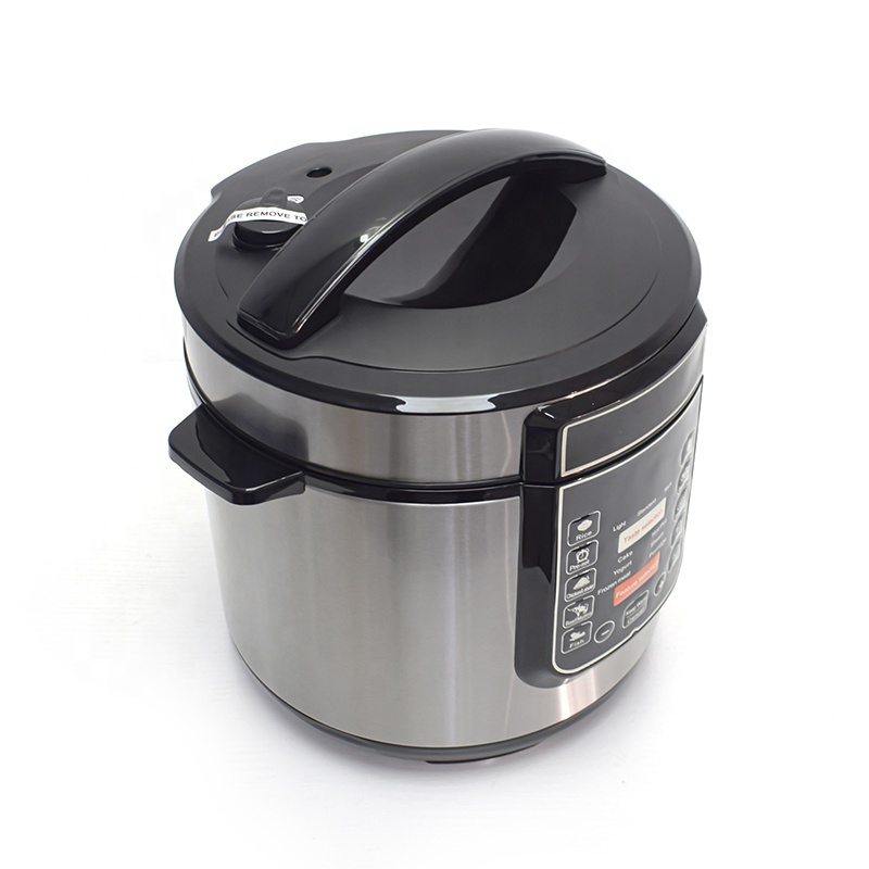 Europe's Best-selling Electric Multi-functional Pressure Cooker Rice Cooker with Smart Programs 5L 6L 1000W stainless steel