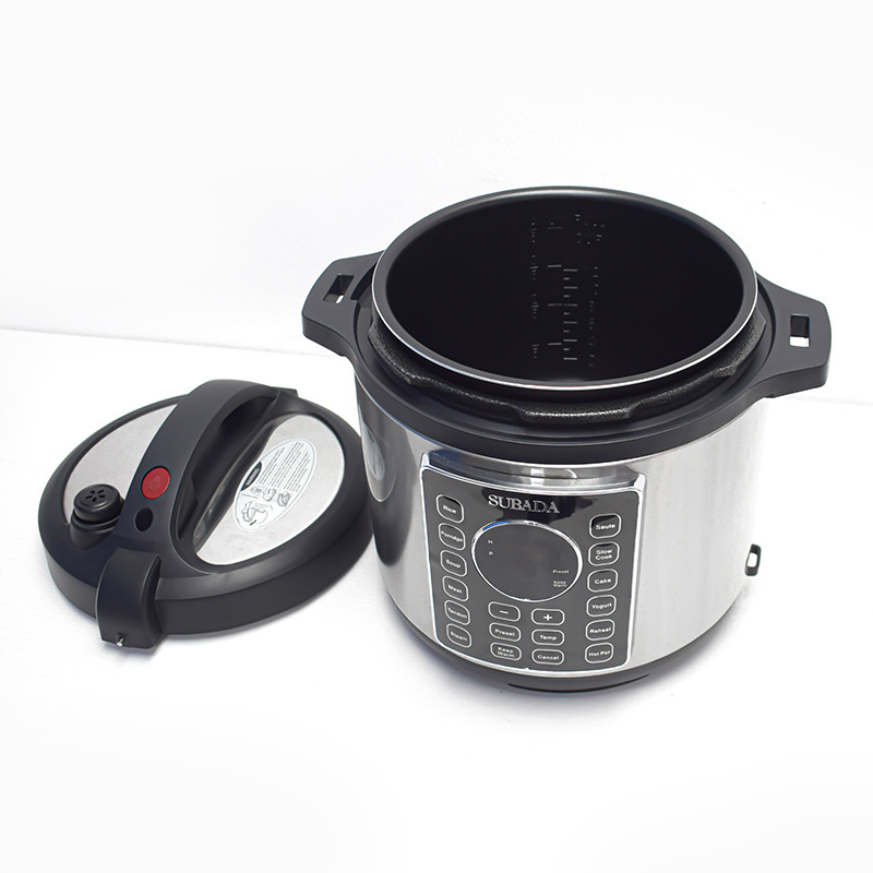 New OEM Electric Pressure Cooker with LED digital panel Multi function Rice Cooker 6Qt Household SS Cooker