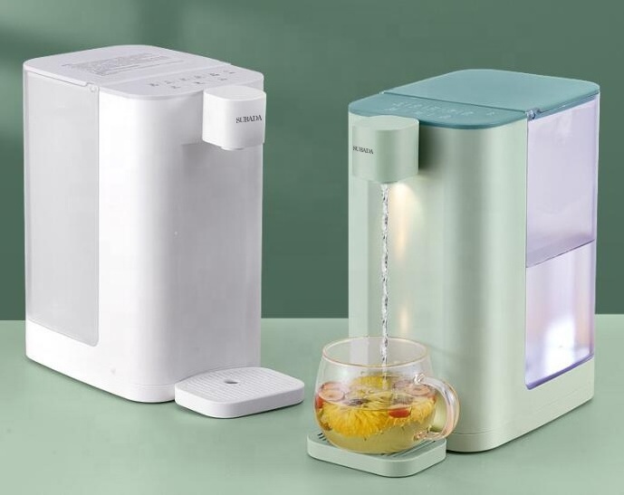 Big Capacity Countertop Water Filtration kettle and Fast Hot Water Filter Dispenser 4 Temperatures smart electric kettle