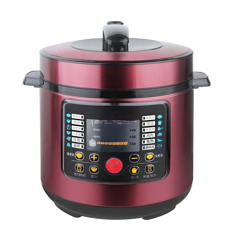 Hot Sale Multipurpose Electric Pressure Cooker 6L Stainless Steel Big Capacity Hot Pot Household commercial Rice Cooker