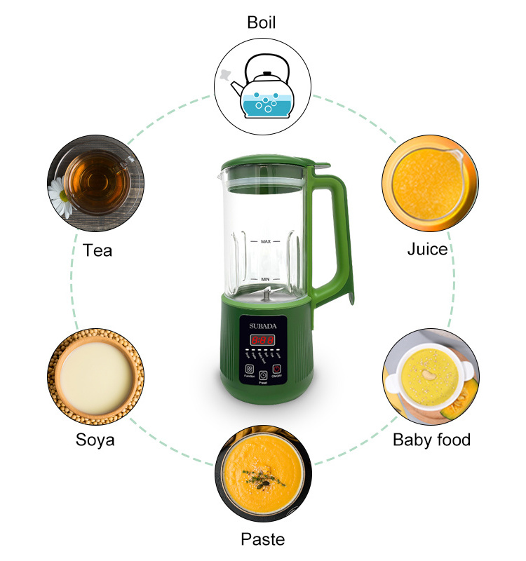 Blender juicer soybean milk maker nut almond milk maker baby food processor tea fast  boiling hot drinking beverage maker 400 ml