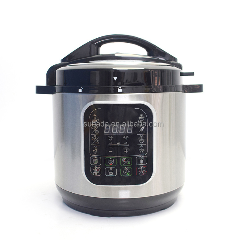 Electric Steamer 11 in 1 multi-function 5L 6L 8L 10L 12L Stainless Steel  Electric Pressure Cooker Non-Stick Inner Pot