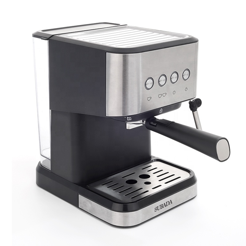 2024 latest SS304  15 bar or 20 bar espresso machine coffee 1.5L double Cups italy pump espresso coffee maker