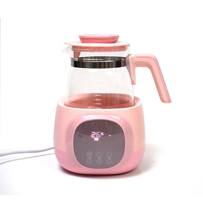 High Quality low price Smart Milk bottle warmer glass electric Baby Water kettle temperature controller 1.2L tea kettle for baby