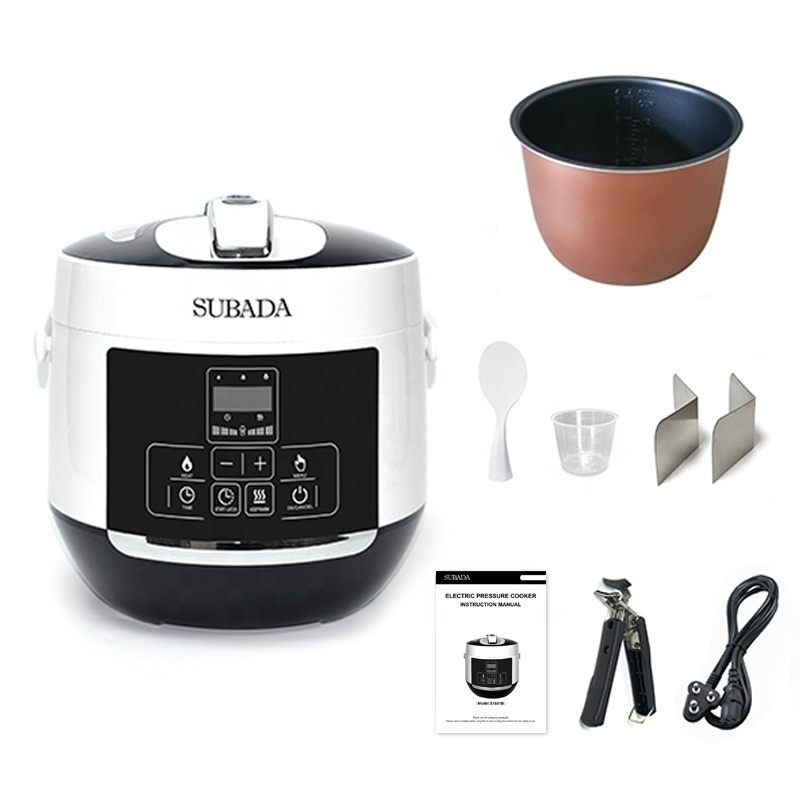 Fast Rice Cooker Electric Pressure Cooker 3L Capacity High Power Keep Warmer 3Min Quick  Rice Cooker