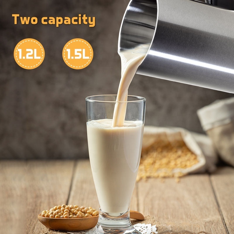 Factory wholesale 1.2L soybean milk machines Almond nut maker multifunctional Soup Maker stainless steel Juicer