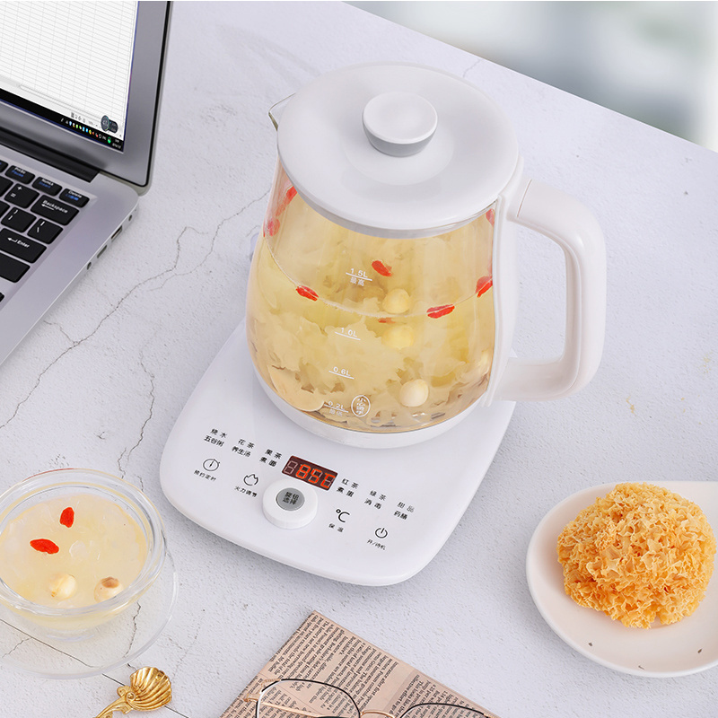 Fully Automatic Thickened Tempered Glass Multi-function Electric Water Kettle