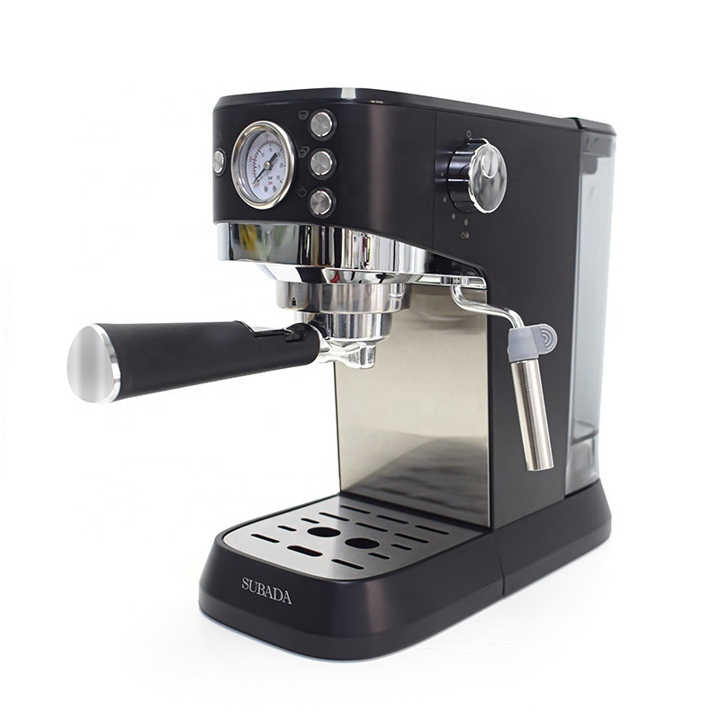 Automatic Espresso Maker 20 Bar Stainless steel Household Cappuccino Latte Espresso Coffee Machine for Home and Office