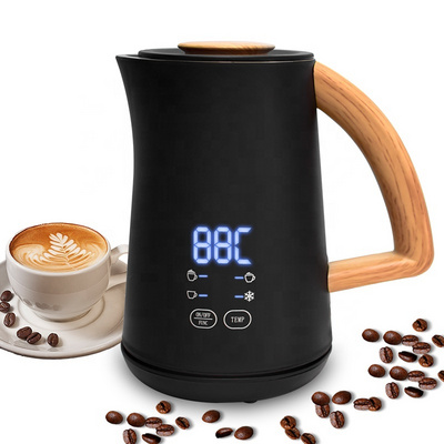 Home Use Milk Frother for Coffee with Latte Art Hot Chocolate Cappuccino Adjustable temperature milk Foam maker