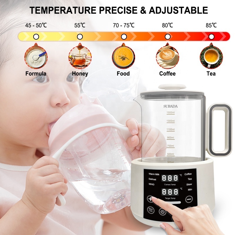 Baby Formula Kettle Water Warmer  Bottle Thermostatic Electric Kettle with Temperature Control