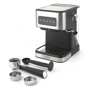 professional espresso coffee maker 20bar stainless steel stovetop coffee machine With Milk Frother home or office use