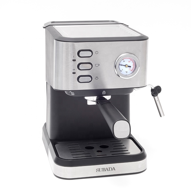 New Professional electric Espresso coffee maker Household commercial Cappuccino Coffee Latte Machine with Steam Wand