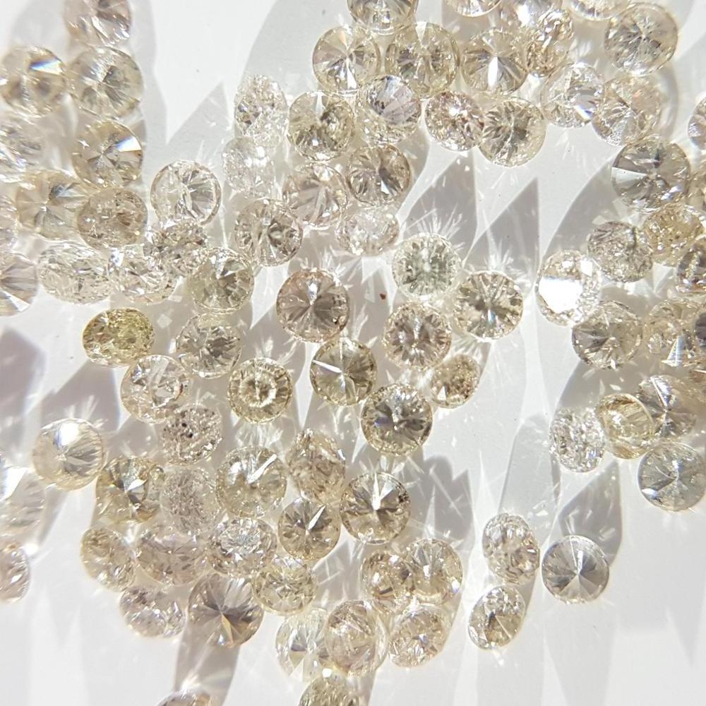 1.1mm Size I1 Clarity J Colour Real Diamonds Natural Round Brilliant Cut Best price from India Subal Jewels